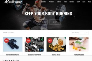 Diet Store Template