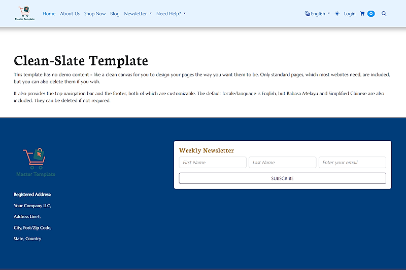 Clean-Slate Store WaaS