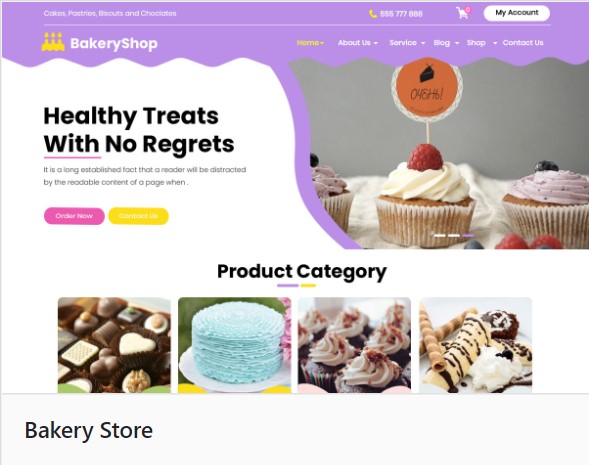 WaaS Template for a Bakery Store