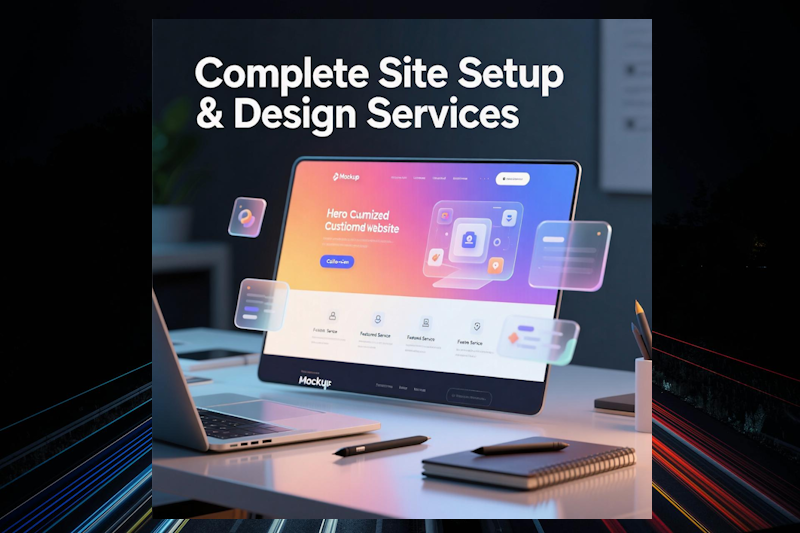 Complete Site Setup & Design Service (Default Language: English)